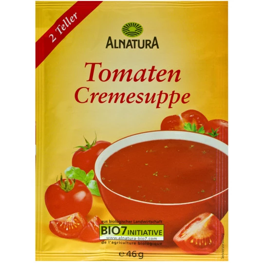 Alnatura Bio Tomaten Cremesuppe 46G 1 Alnatura Bio Tomaten Cremesuppe 46G