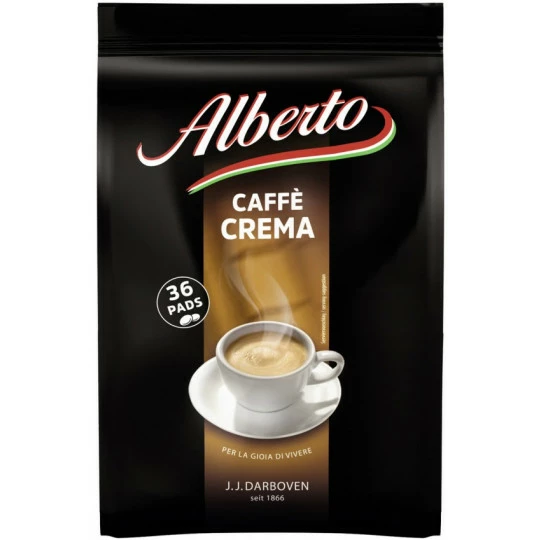 Alberto Caffè Crema Pads 36ST 252G 1 Alberto Caffè Crema Pads 36ST 252G