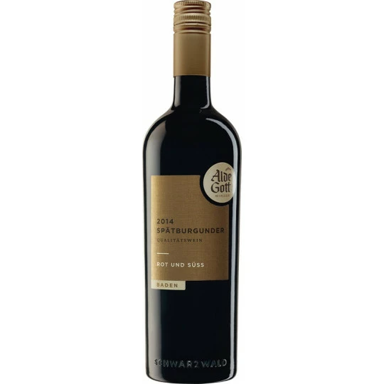 Alde Gott Spätburgunder Rotwein Rot & Süß 0,75L 1 Alde Gott Spätburgunder Rotwein Rot & Süß 0,75L
