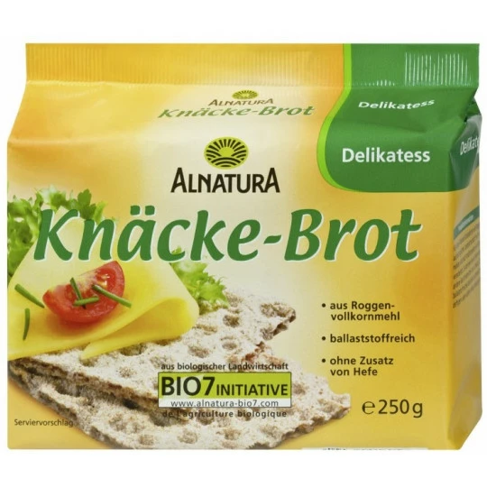 Alnatura Bio Knäcke-Brot Delikatess 250G 1 Alnatura Bio Knäcke-Brot Delikatess 250G