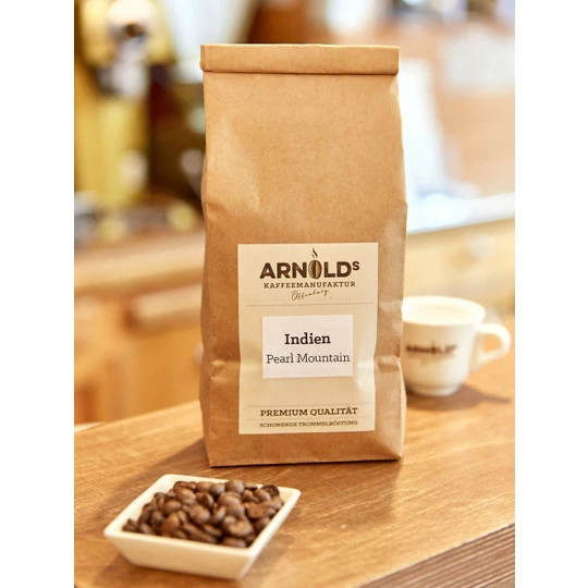 Arnolds Kaffeemanufaktur Pearl Mountain Indien 1KG 1 Arnolds Kaffeemanufaktur Pearl Mountain Indien 1KG