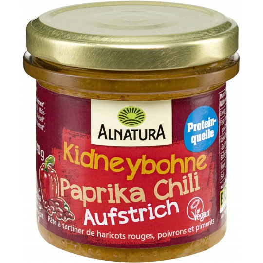 Alnatura Bio Kidneybohne Paprika Chili Aufstrich 140G 1 Alnatura Bio Kidneybohne Paprika Chili Aufstrich 140G