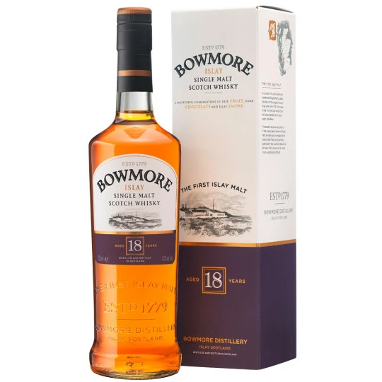 Bowmore Whisky 18 Jahre 43% GP 0,7L 1 Bowmore Whisky 18 Jahre 43% GP 0,7L