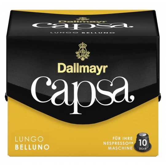 Dallmayr Capsa Lungo Belluno Intensität 5 Kaffeekapseln 10ST 56G 1 Dallmayr Capsa Lungo Belluno Intensität 5 Kaffeekapseln 10ST 56G