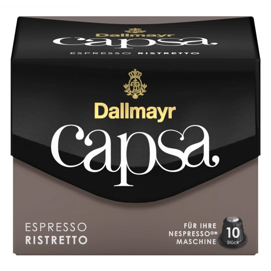 Dallmayr Capsa Espresso Ristretto Intensität 10 Kaffeekapseln 10ST 56G 1 Dallmayr Capsa Espresso Ristretto Intensität 10 Kaffeekapseln 10ST 56G