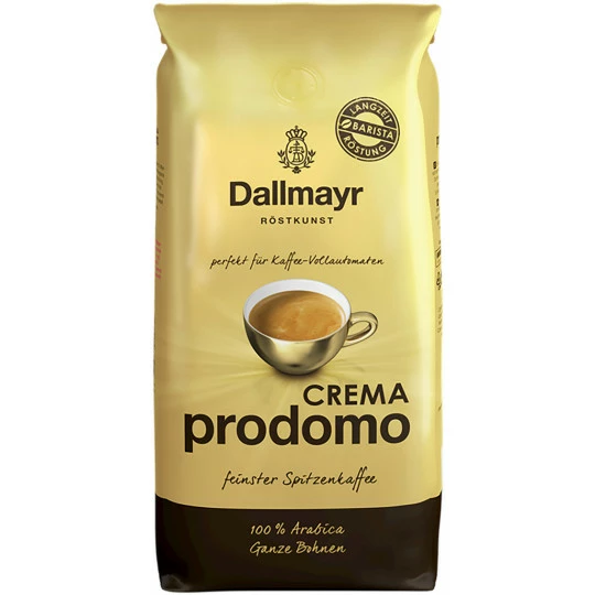 Dallmayr Prodomo Caffee Crema Ganze Bohnen 1kg 1 Dallmayr Prodomo Caffee Crema Ganze Bohnen 1kg