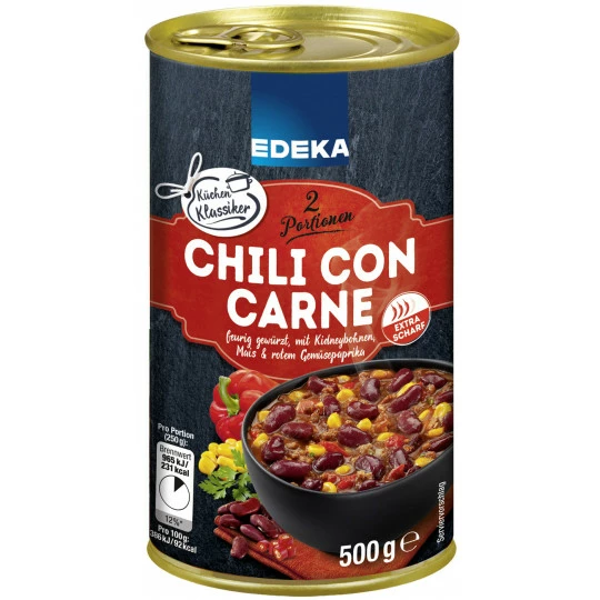 EDEKA Chili Con Carne 500G 1 EDEKA Chili Con Carne 500G