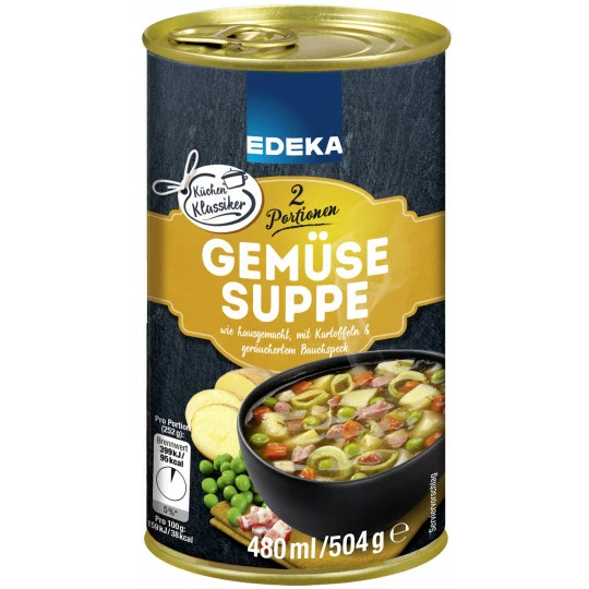 EDEKA Gemüsesuppe 480ML 1 EDEKA Gemüsesuppe 480ML