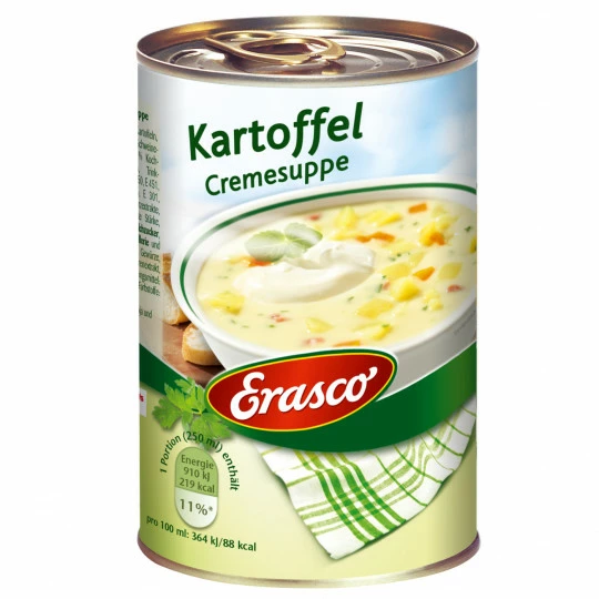 Erasco Kartoffel Cremesuppe 390ML 1 Erasco Kartoffel Cremesuppe 390ML