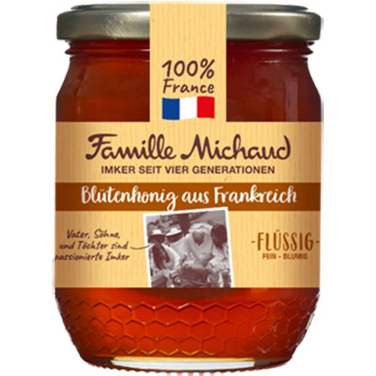Famille Michaud Blütenhonig Aus Frankreich Flüssig 375G 1 Famille Michaud Blütenhonig Aus Frankreich Flüssig 375G