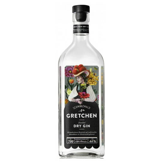 Schladerer Schwarzwald Gretchen Dry Gin 44% 0,7L 1 Schladerer Schwarzwald Gretchen Dry Gin 44% 0,7L