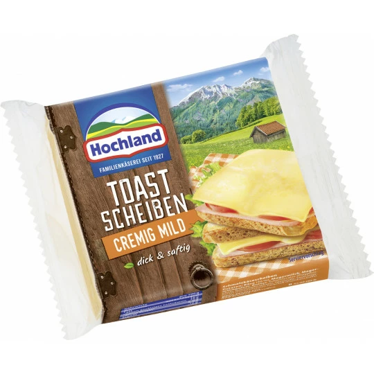 Hochland Toastscheiben Cremig Mild 200G 1 Hochland Toastscheiben Cremig Mild 200G