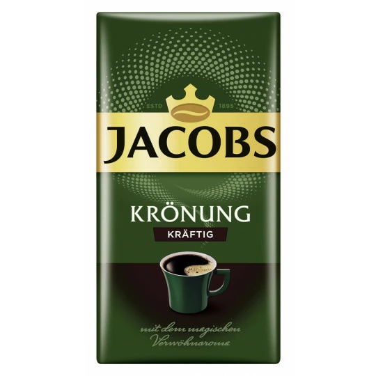 Jacobs Krönung Kräftig Gemahlen 500G 1 Jacobs Krönung Kräftig Gemahlen 500G