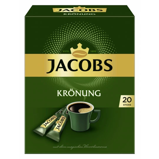 Jacobs Krönung Löslicher Kaffee Sticks 20x 1,8G 1 Jacobs Krönung Löslicher Kaffee Sticks 20x 1,8G