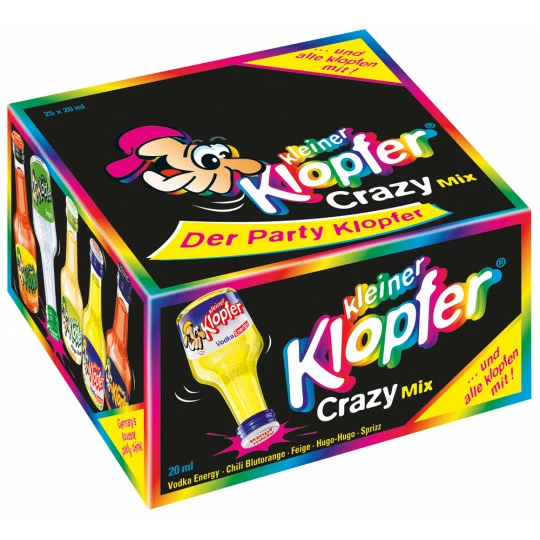 Kleiner Klopfer Crazy Mix 15-18% 5-fach 25ST 0,5L 1 Kleiner Klopfer Crazy Mix 15-18% 5-fach 25ST 0,5L