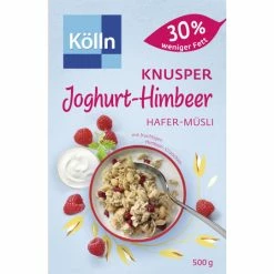 Kölln Müsli Knusper Joghurt Himbeer 30% Weniger Fett 500G