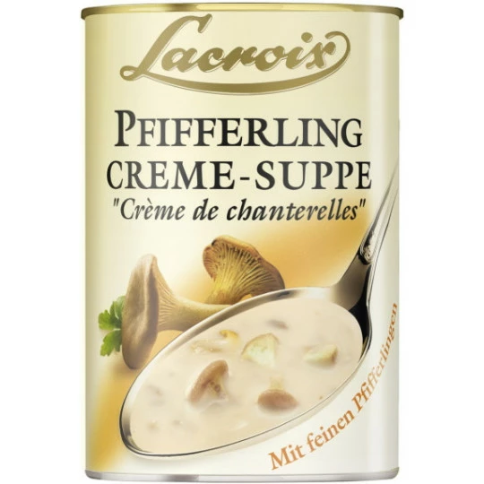 Lacroix Pfifferlingcreme Suppe 400ML 1 Lacroix Pfifferlingcreme Suppe 400ML