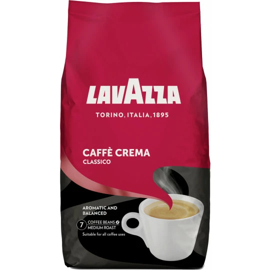 LAVAZZA Caffe Crema Classico Bohne 1KG 1 LAVAZZA Caffe Crema Classico Bohne 1KG