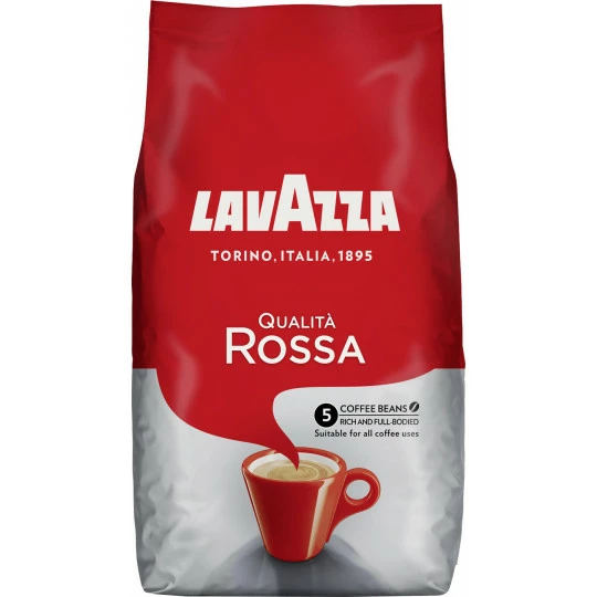 LAVAZZA Caffe Qualita Rossa Bohnen 1KG 1 LAVAZZA Caffe Qualita Rossa Bohnen 1KG