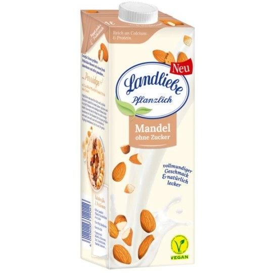 Landliebe Mandel Drink Ohne Zucker 1L 1 Landliebe Mandel Drink Ohne Zucker 1L