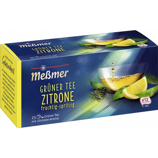 Meßmer Grüner Tee Zitrone 25ST 43,8G 1 Meßmer Grüner Tee Zitrone 25ST 43,8G