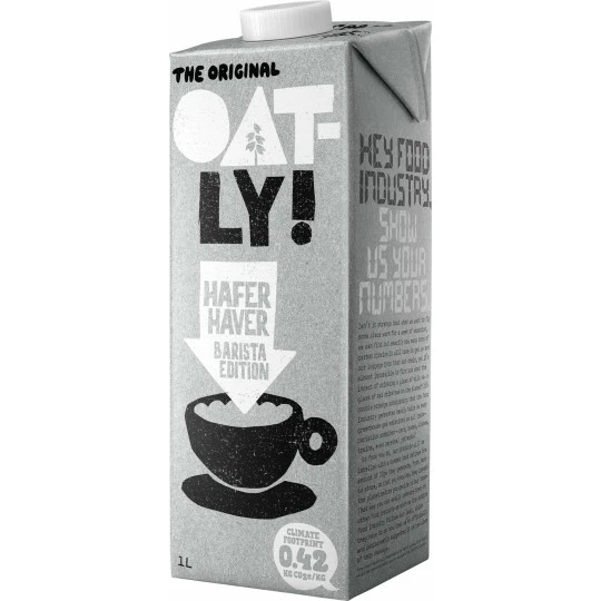 Oatly Hafer Barista Edition 1L 1 Oatly Hafer Barista Edition 1L