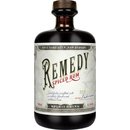 Remedy Spiced Rum 41,5% 0,7L 1 Remedy Spiced Rum 41,5% 0,7L