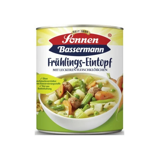Sonnen Bassermann Frühlingstopf Mit Leckeren Fleischklößchen 800G 1 Sonnen Bassermann Frühlingstopf Mit Leckeren Fleischklößchen 800G