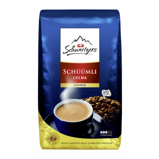 Schweitzers Schüümli Crema Bohnen 1KG 1 Schweitzers Schüümli Crema Bohnen 1KG